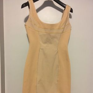Zac Posen nude stretchy sexy dress body